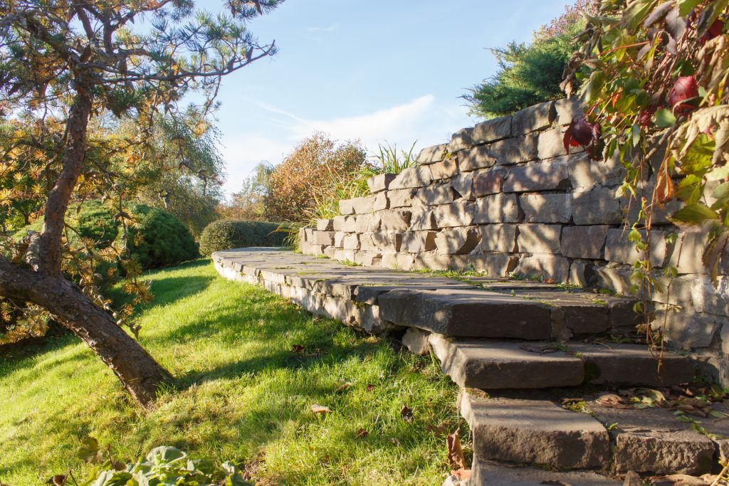 Retaining wall in Roanoke, VA